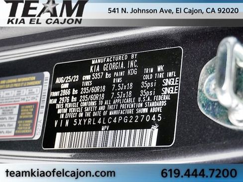 Certified 2023 Kia Sorento S w/ Panoramic Sunroof Package FWD image 36