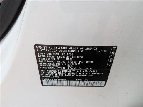 Used 2019 Volkswagen Atlas SE w/ Towing Package image 24