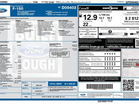 Used 2016 Ford F150 Lariat w/ Equipment Group 502A Luxury image 30