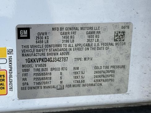 Used 2016 GMC Acadia SLE AWD/4WD image 15