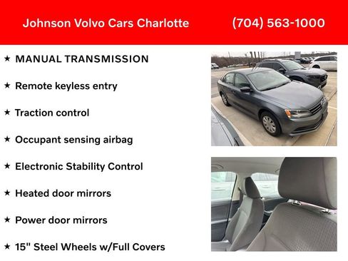 Used 2015 Volkswagen Jetta S image 3