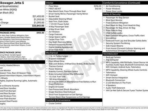 Used 2023 Volkswagen Jetta S w/ IQ.Drive Package FWD image 32
