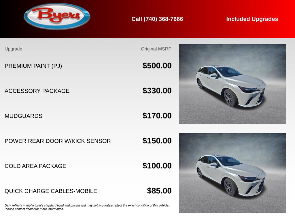 Used 2023 Lexus RX 350 Premium Plus w/ Accessory Package AWD/4WD image 5