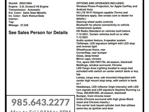 Used 2021 GMC Sierra 1500 SLT AWD/4WD image 25