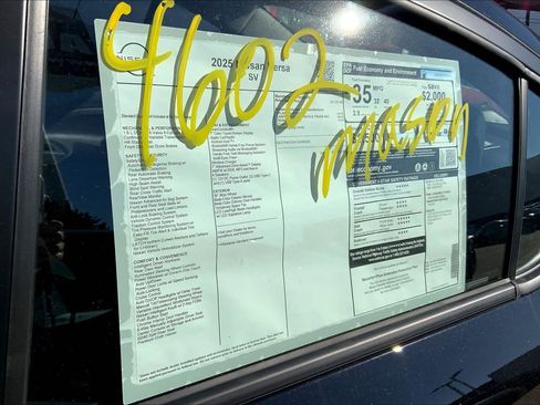 New 2025 Nissan Versa SV w/ Trunk Package image 24