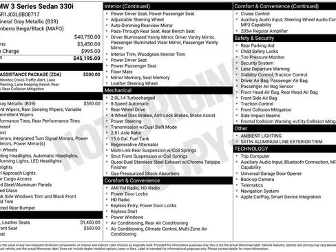 Used 2020 BMW 330i Sedan w/ Driving Assistance Package RWD image 11