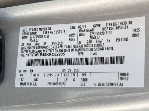 Used 2019 Ford F150 XLT w/ Equipment Group 302A Luxury image 18