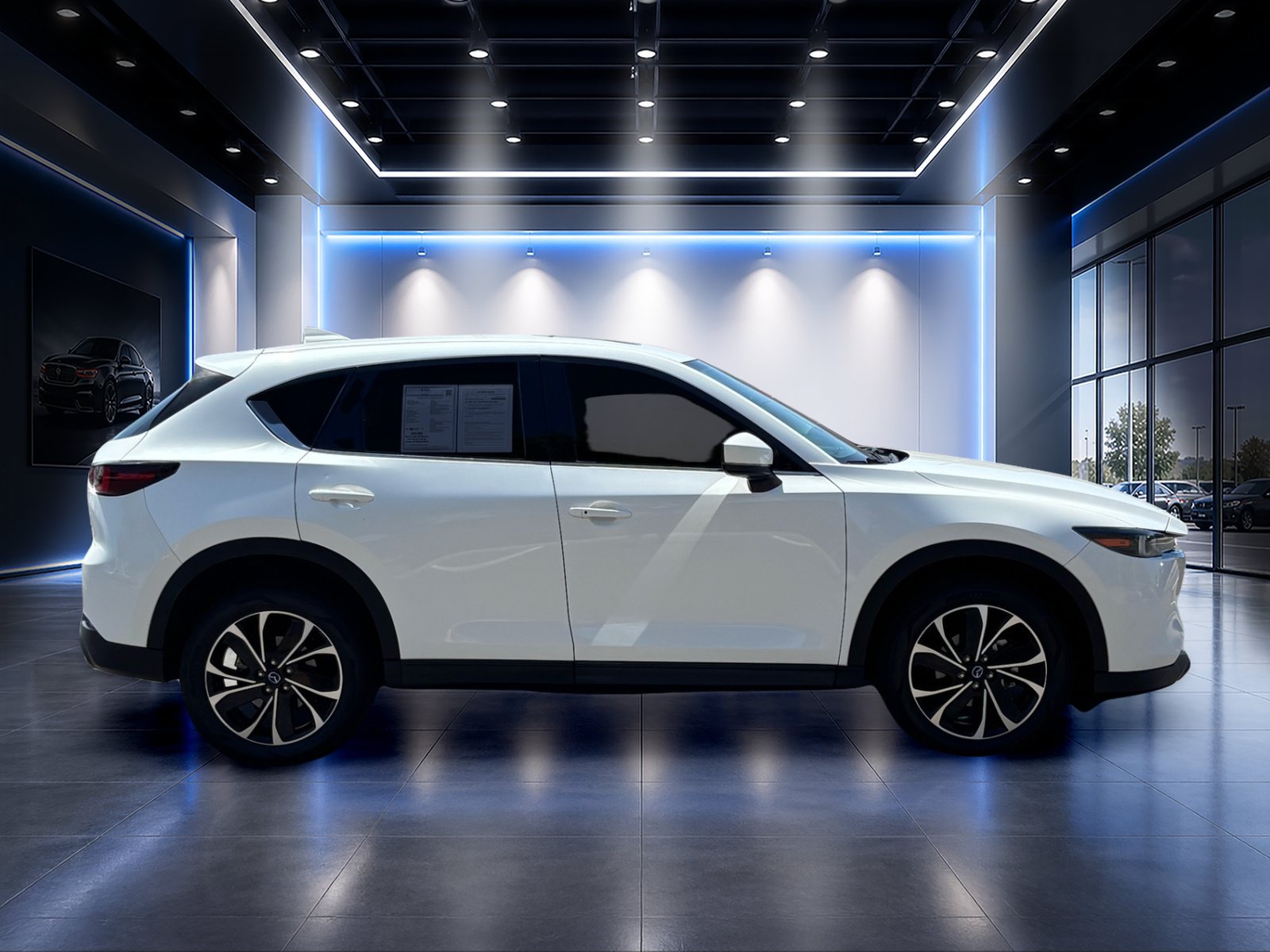 Used 2022 MAZDA CX-5 AWD 2.5 S w/ Premium Package image 3