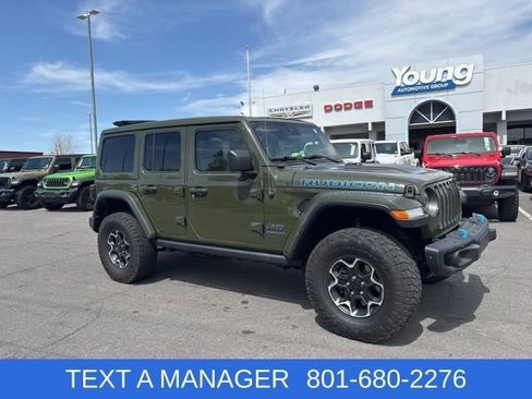 Used 2023 Jeep Wrangler Unlimited Rubicon 4xe w/ Steel Bumper Group AWD/4WD image 1