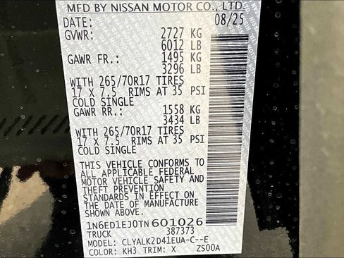 New 2026 Nissan Frontier Pro-X image 14