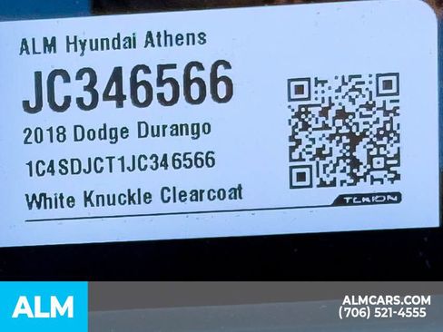 Used 2018 Dodge Durango R/T w/ Technology Group image 28