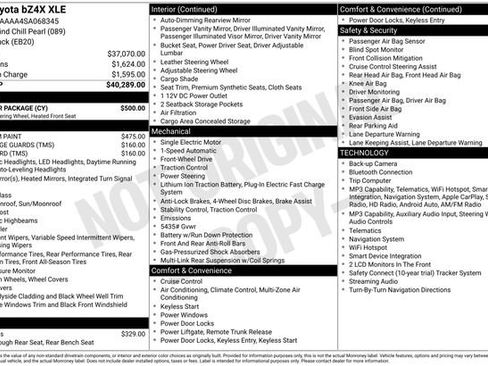 Used 2025 Toyota bZ4X FWD w/ Weather Package image 3