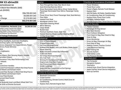 Used 2024 BMW X3 xDrive30i image 1