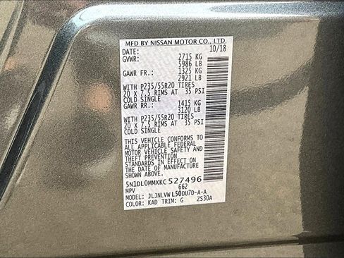 Used 2019 INFINITI QX60 Luxe w/ Sensory Package image 34