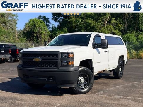 Used 2014 Chevrolet Silverado 1500 W/T w/ Snow Plow Prep Package AWD/4WD image 1