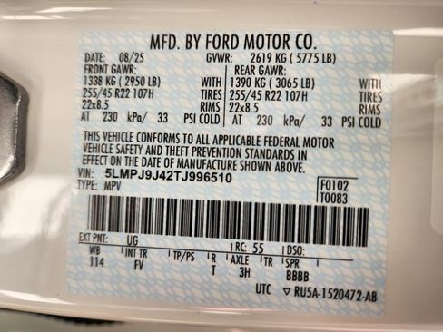 New 2026 Lincoln Nautilus Black Label w/ Jet Appearance Package image 24