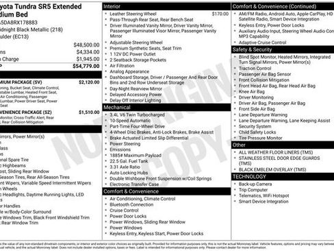 Used 2024 Toyota Tundra SR5 w/ SR5 Premium Package AWD/4WD image 31