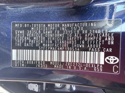Used 2021 Toyota Corolla LE FWD image 19
