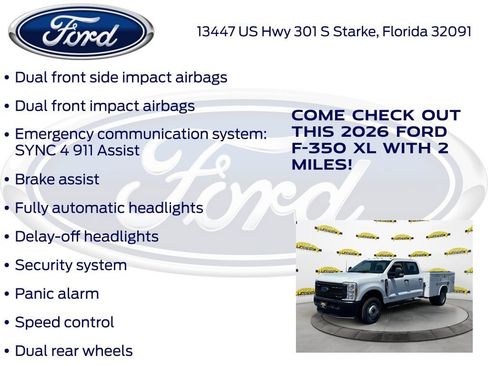 New 2026 Ford F350 XL AWD/4WD image 25