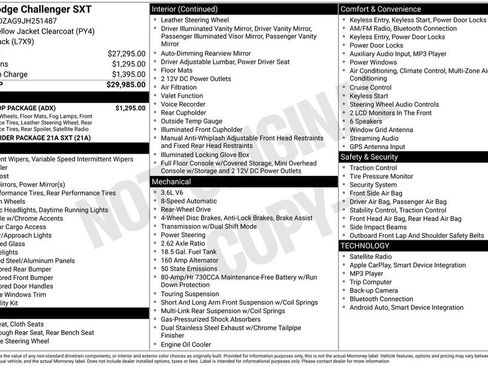 Used 2018 Dodge Challenger SXT w/ Blacktop Package image 4