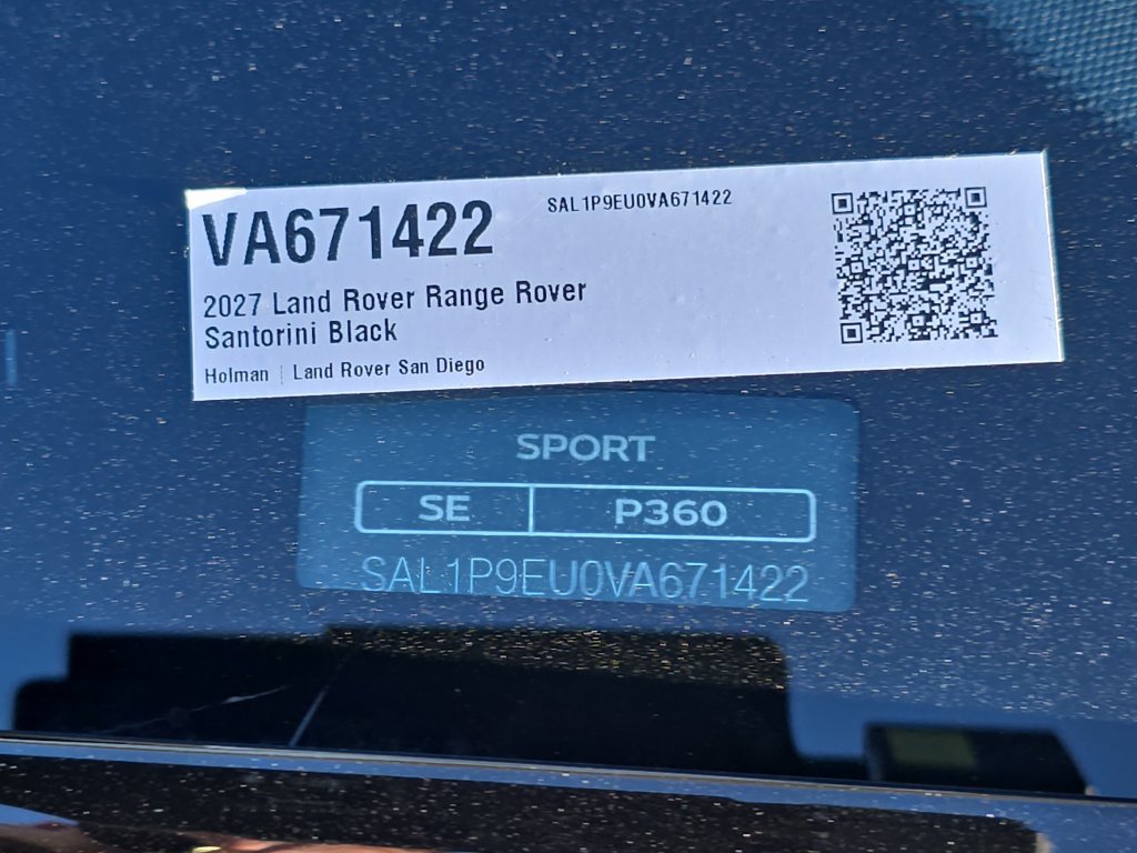 New 2027 Land Rover Range Rover Sport SE AWD/4WD image 38