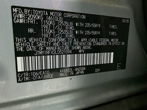 Used 2020 Toyota RAV4 Limited image 30