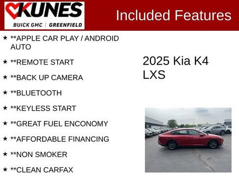 Used 2025 Kia K4 FWD image 2