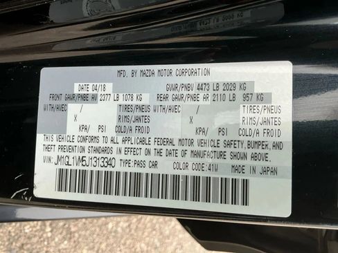 Used 2018 MAZDA MAZDA6 Touring image 38