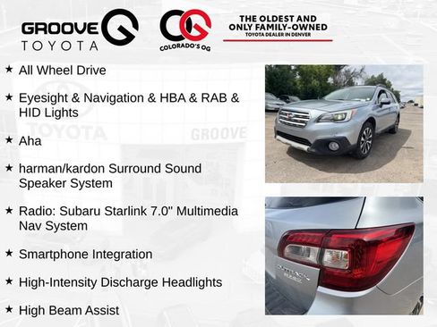 Used 2017 Subaru Outback 2.5i Limited AWD/4WD image 4