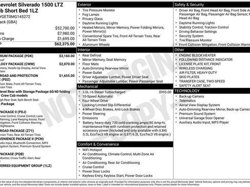 Used 2021 Chevrolet Silverado 1500 LTZ w/ LTZ Premium Package image 9