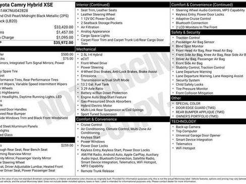 Used 2022 Toyota Camry XSE FWD image 8