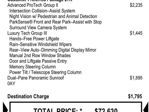 Used 2023 Jeep Grand Cherokee Trailhawk w/ Advanced Protech Group II image 30