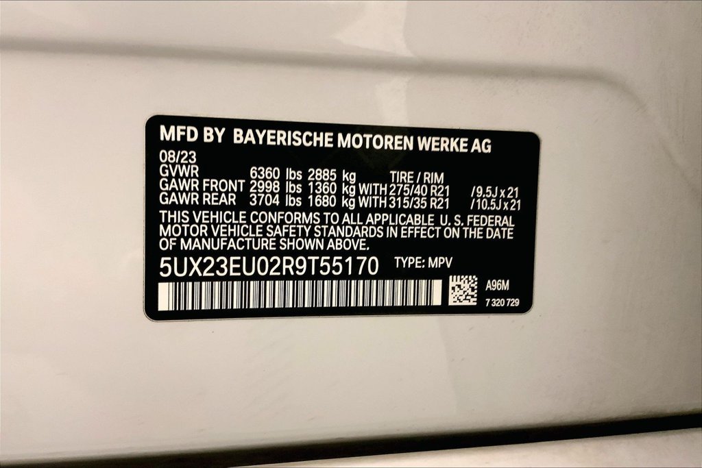 Certified 2024 BMW X5 xDrive40i w/ M Sport Package AWD/4WD image 32