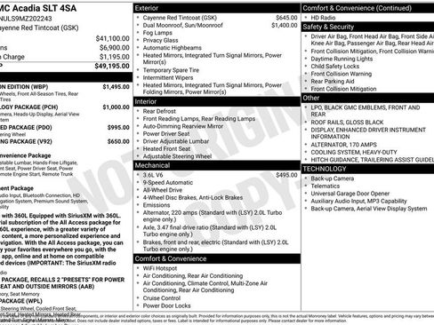 Used 2021 GMC Acadia SLT w/ Elevation Edition AWD/4WD image 11