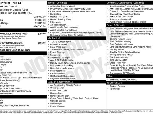 Certified 2024 Chevrolet Trax LT w/ Driver Confidence Package FWD image 6