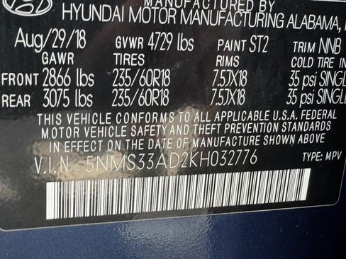 Used 2019 Hyundai Santa Fe SEL FWD image 23