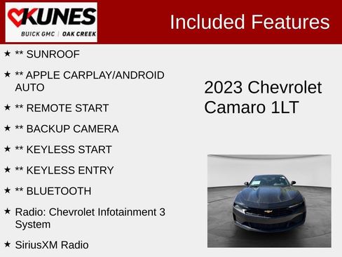 Used 2023 Chevrolet Camaro LT RWD image 2