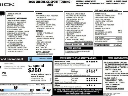 Used 2025 Buick Encore GX Sport Touring w/ Comfort Package AWD/4WD image 7