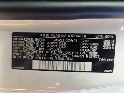 Used 2020 Volvo XC90 T5 Momentum image 33