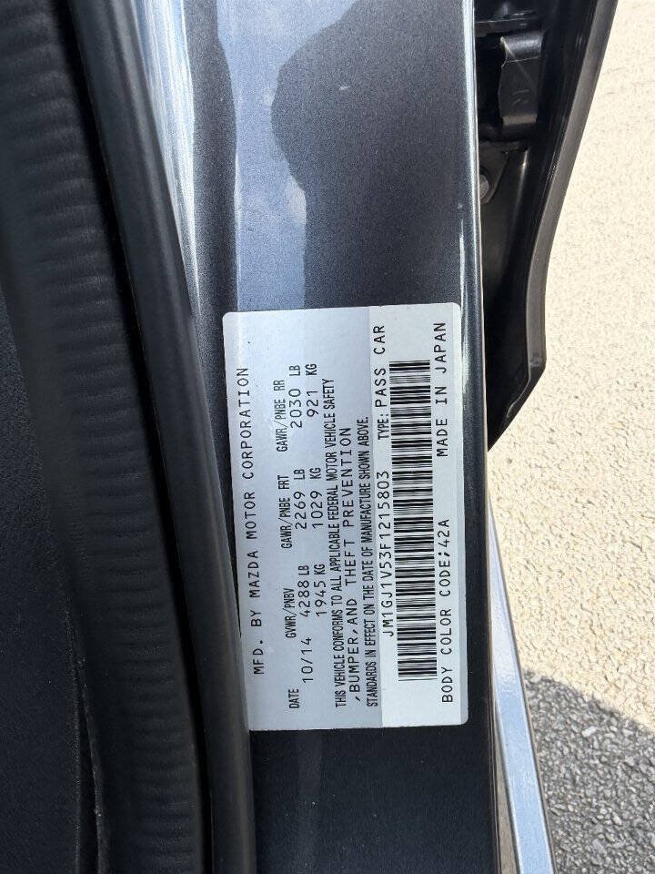 Used 2015 MAZDA MAZDA6 Touring FWD image 11
