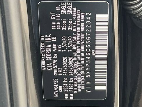 New 2025 Kia Telluride EX w/ EX Captain's Chair Package image 31