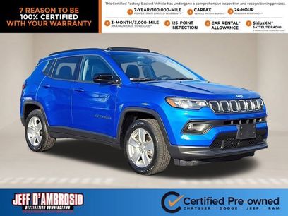 Certified 2022 Jeep Compass Latitude w/ Sun and Sound Group