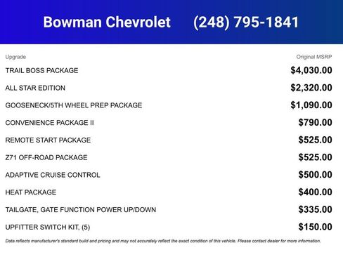 New 2026 Chevrolet Silverado 2500 LT w/ Trail Boss Package image 5