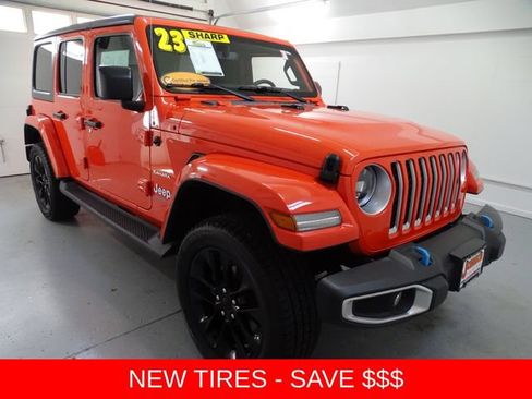 Certified 2023 Jeep Wrangler Unlimited Sahara AWD/4WD image 1