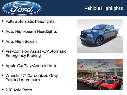 New 2025 Ford Maverick XLT w/ Equipment Group 301A image 8