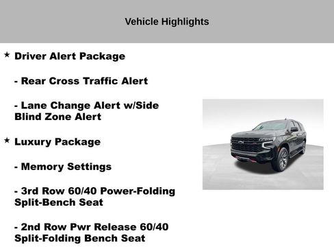 Used 2024 Chevrolet Tahoe Z71 w/ Off-Road Capability Package AWD/4WD image 54