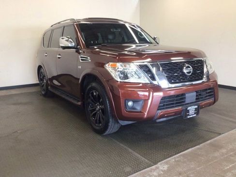 Used 2018 Nissan Armada Platinum w/ Captain Seat Package AWD/4WD image 1