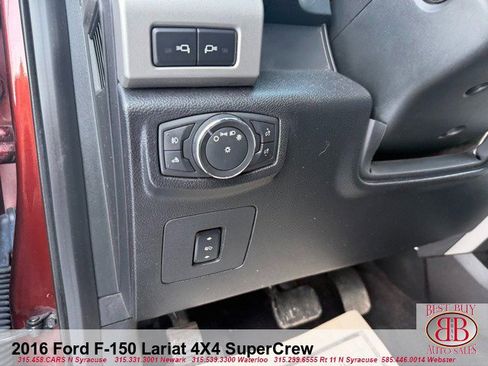Used 2016 Ford F150 Lariat w/ Equipment Group 502A Luxury image 17