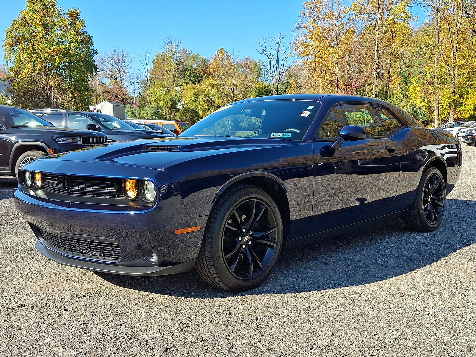 Used 2017 Dodge Challenger SXT w/ Blacktop Package RWD image 3