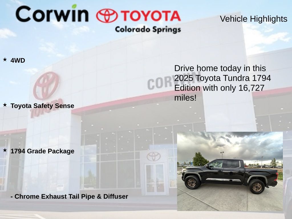 Used 2025 Toyota Tundra 1794 Edition AWD/4WD image 7